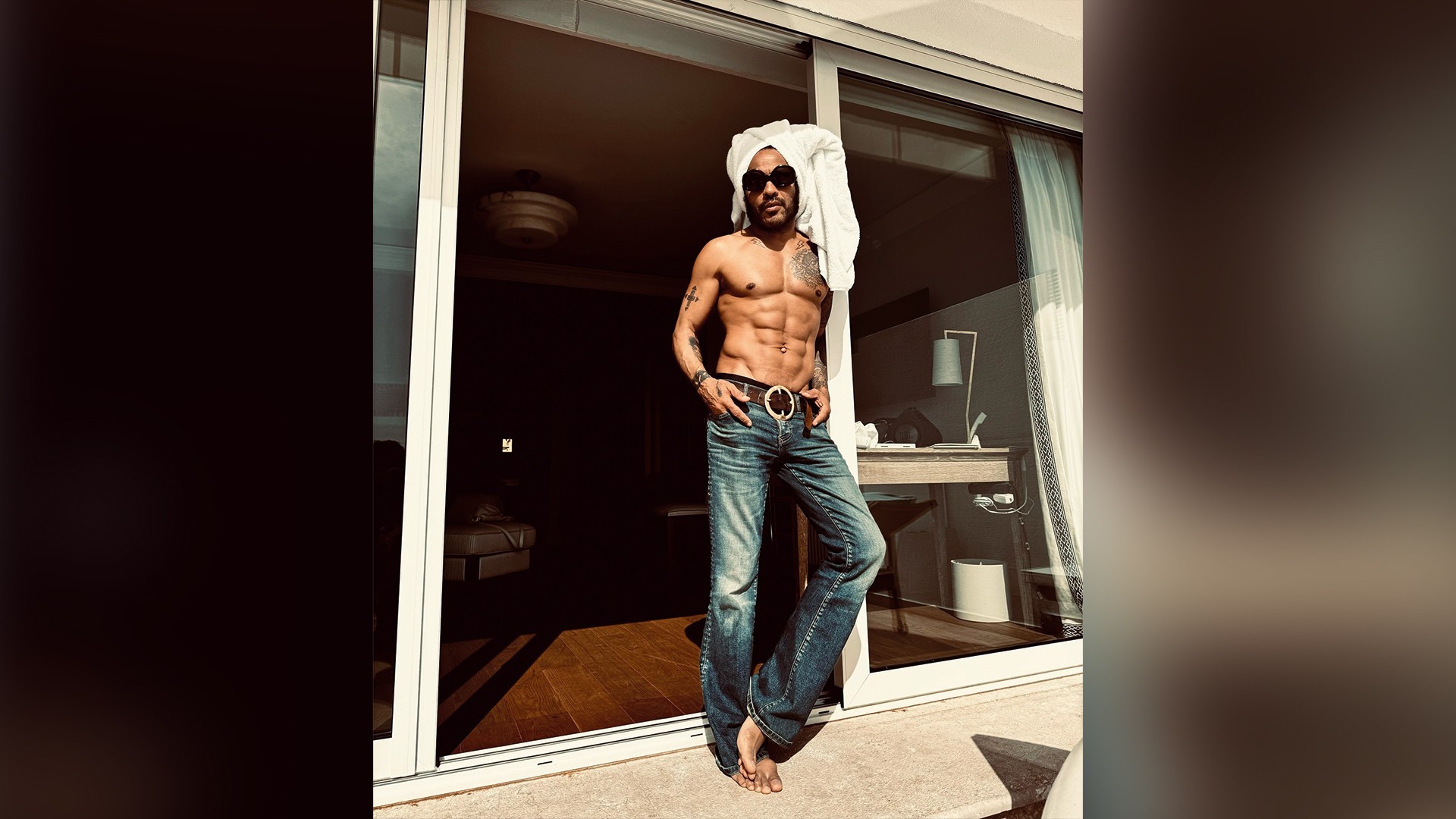 O segredo da boa forma de Lenny Kravitz para manter cintura P aos 62 anos