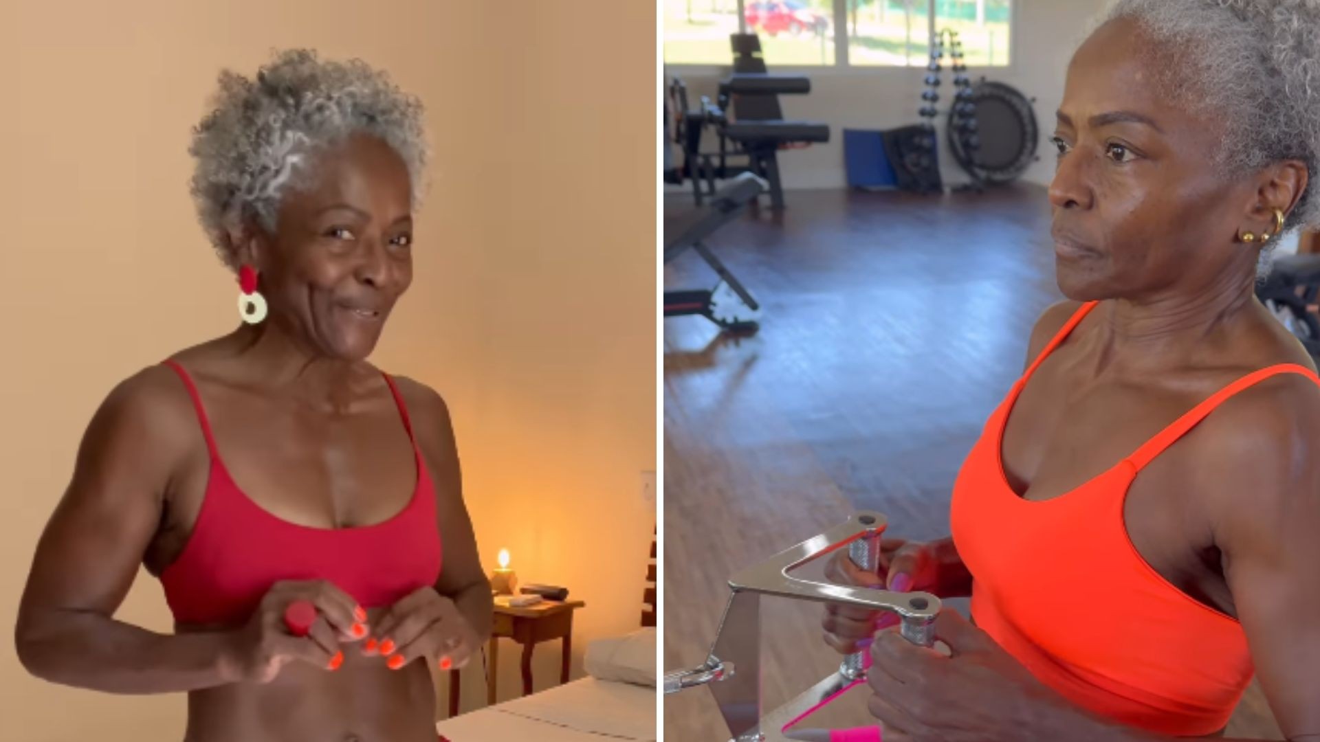 A rotina fitness da influencer-vovó, de 65 anos: crossfit e calistenia