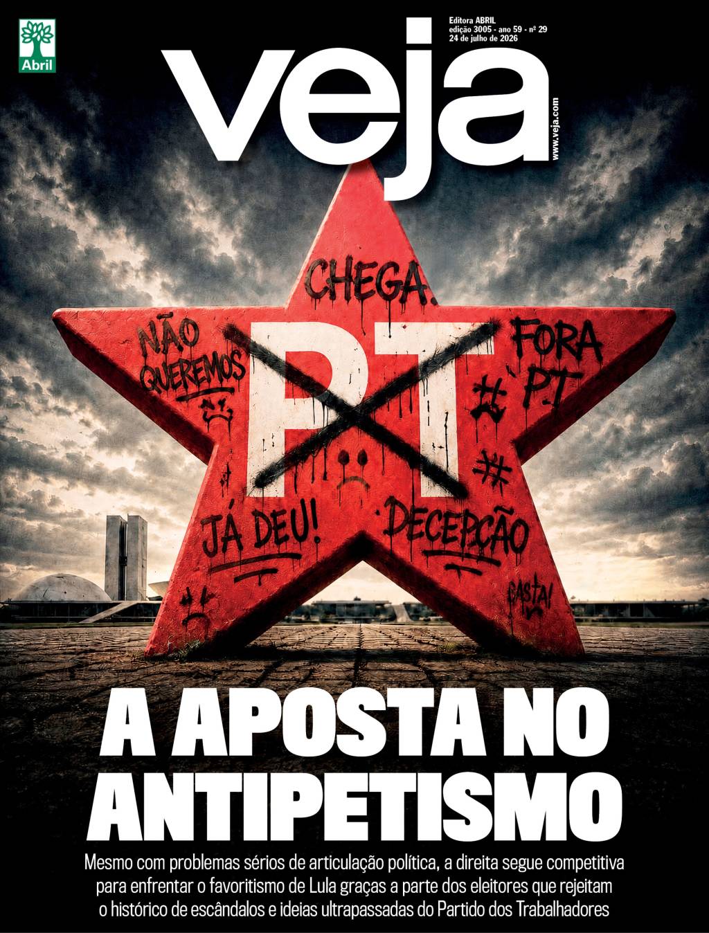 A APOSTA NO ANTIPETISMO