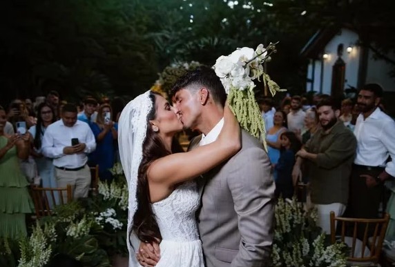 A aparição discreta de Neymar no casamento do ‘parça’ Gabriel Medina