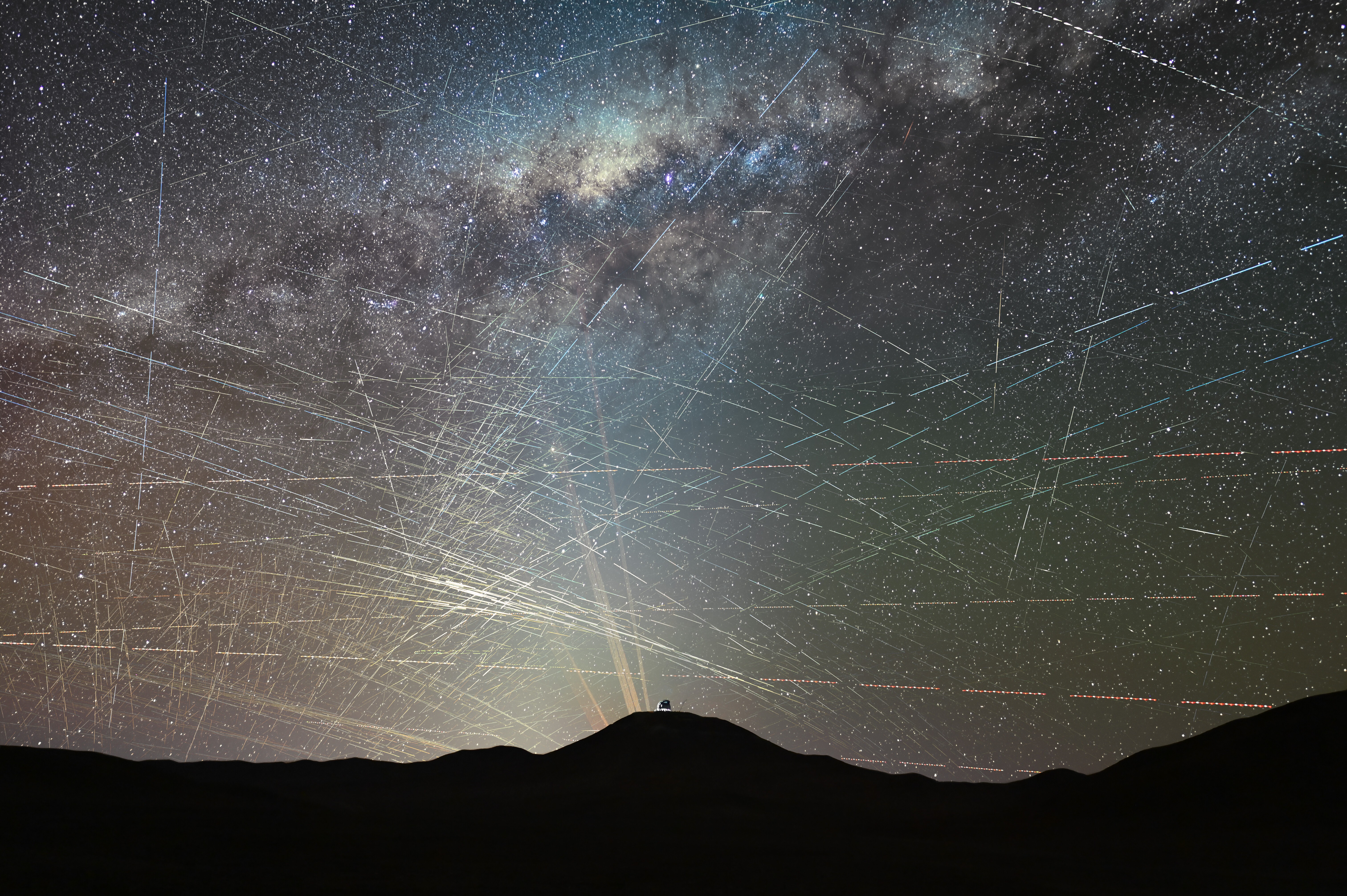 A ameaça das grandes constelações de satélites para a astronomia, segundo novo estudo