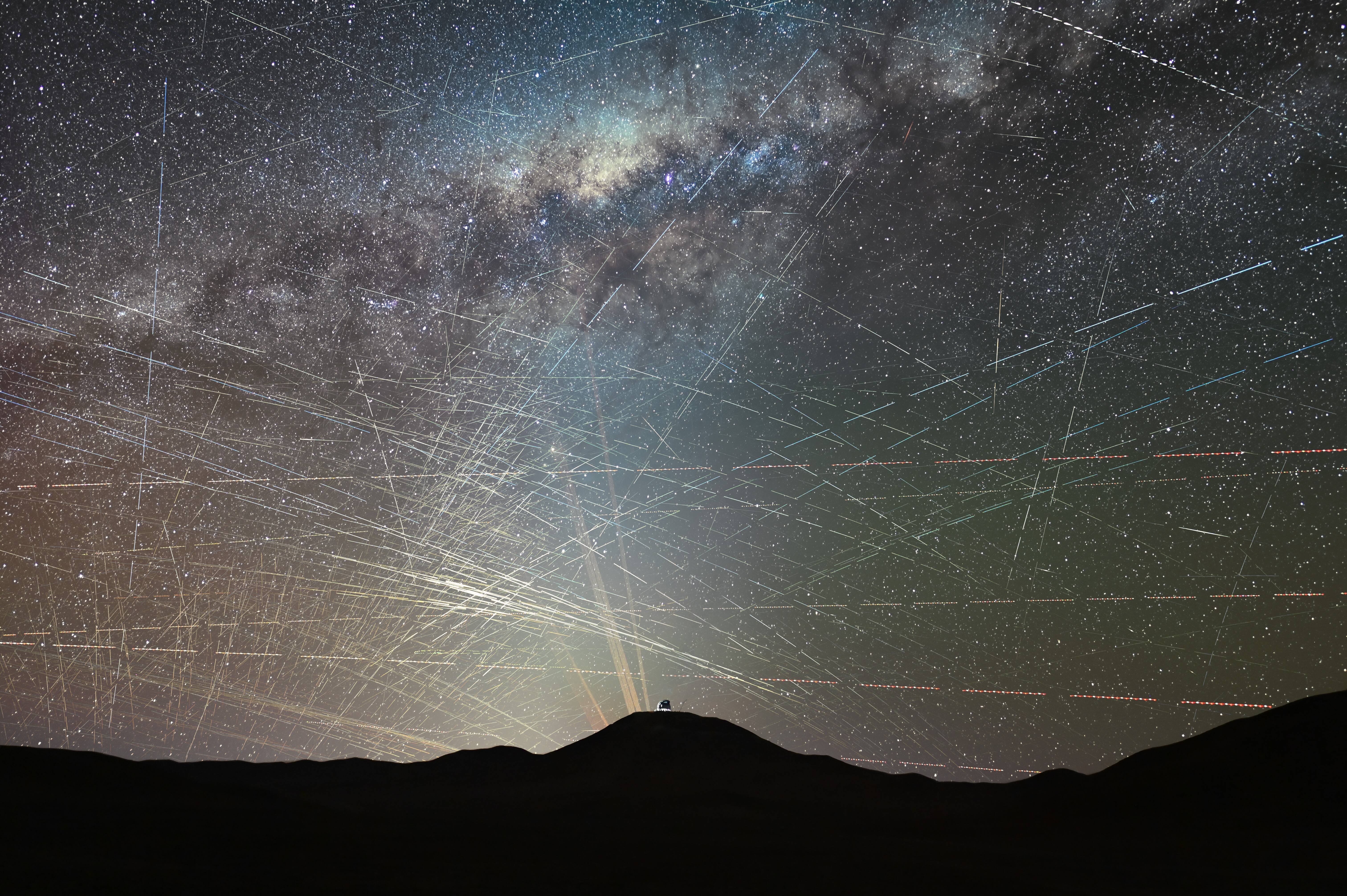 A ameaça das grandes constelações de satélites para a astronomia, segundo novo estudo