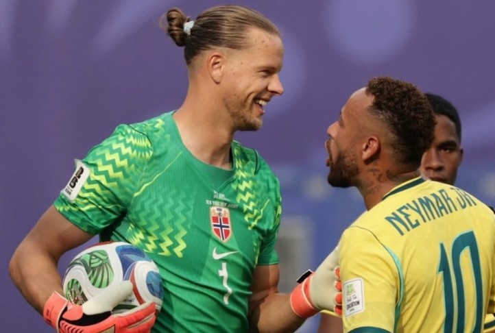 Goleiro da Noruega não pediu desculpas a Neymar; entenda o caso