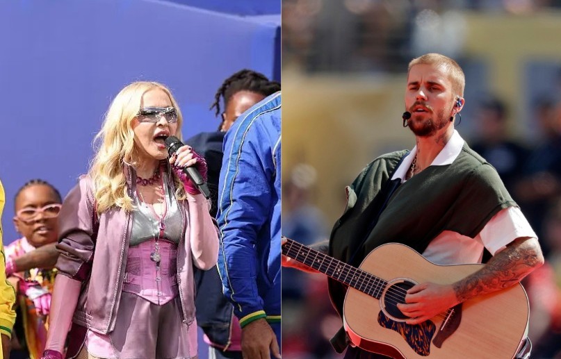 O motivo da briga entre Madonna e Justin Bieber na final da Copa do Mundo