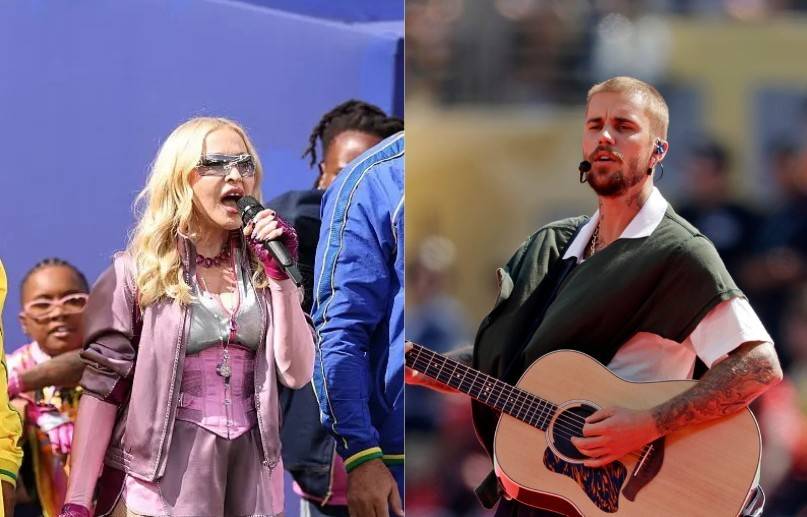 O motivo da briga entre Madonna e Justin Bieber na final da Copa do Mundo