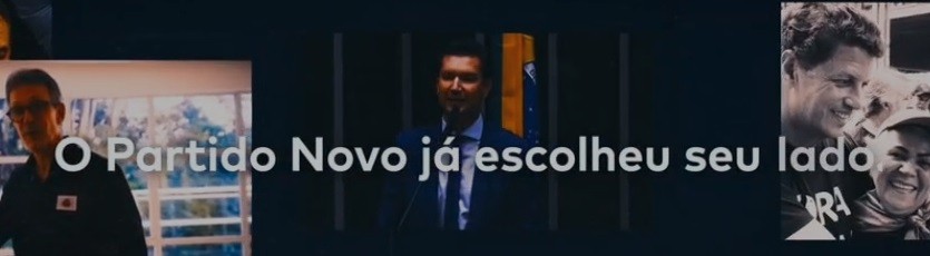 O slogan que o partido Novo vai adotar na campanha