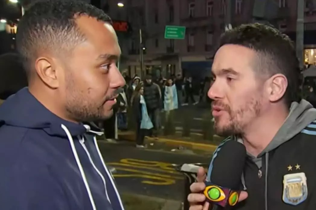 Repórter da Band é alvo de ataque racista na Argentina