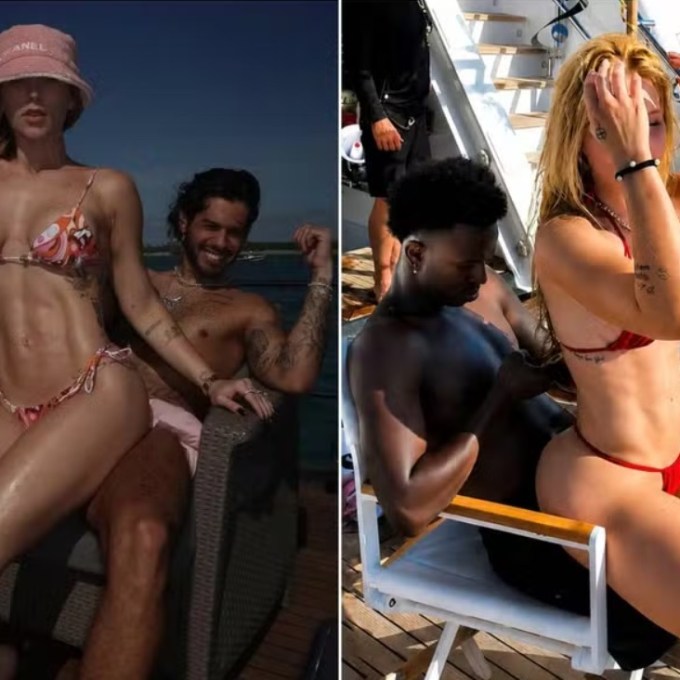 A comparação de mau gosto entre fotos de Virginia com Zé Felipe e Vini Jr.