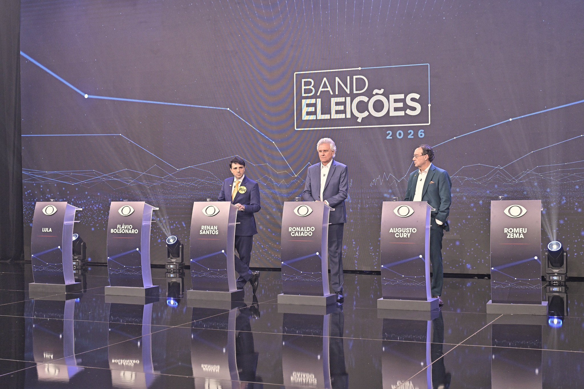 O candidato que ficou esquecido durante os três blocos do debate na Band