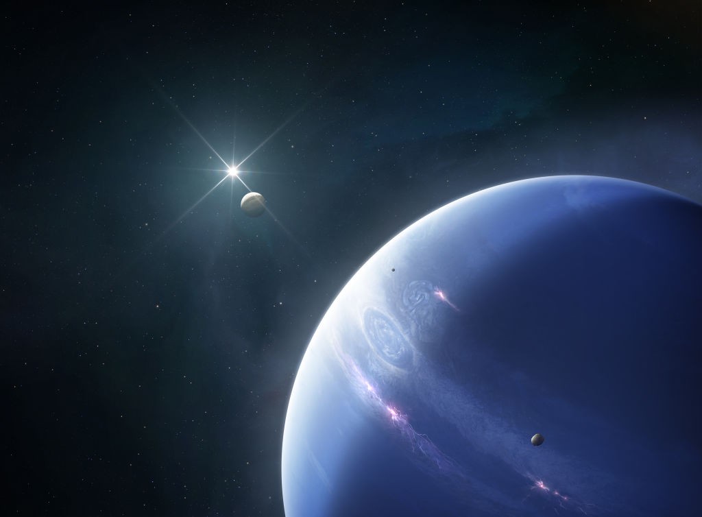 A catástrofe espacial que criou o sistema de satélites de Netuno