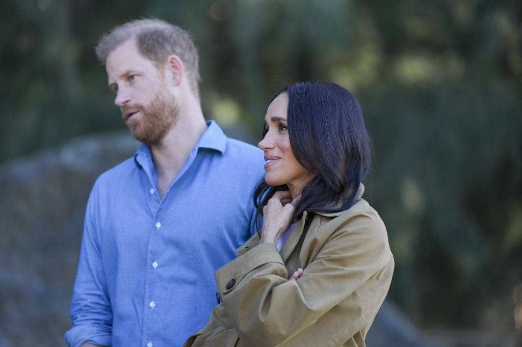 Meghan Markle e o príncipe Harry
