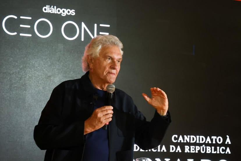 Caiado critica a possibilidade de Lula e Flávio evitarem debates no início do período eleitoral