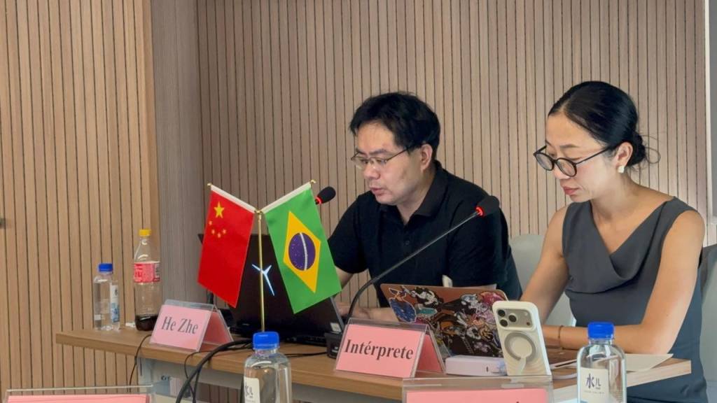Aula do curso sobre desenvolvimento urbano promovido pelo governo chinês