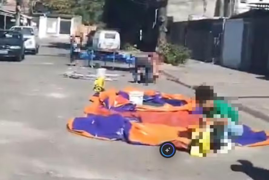 Granada fere dois homens que montavam festa infantil na Zona Norte do Rio