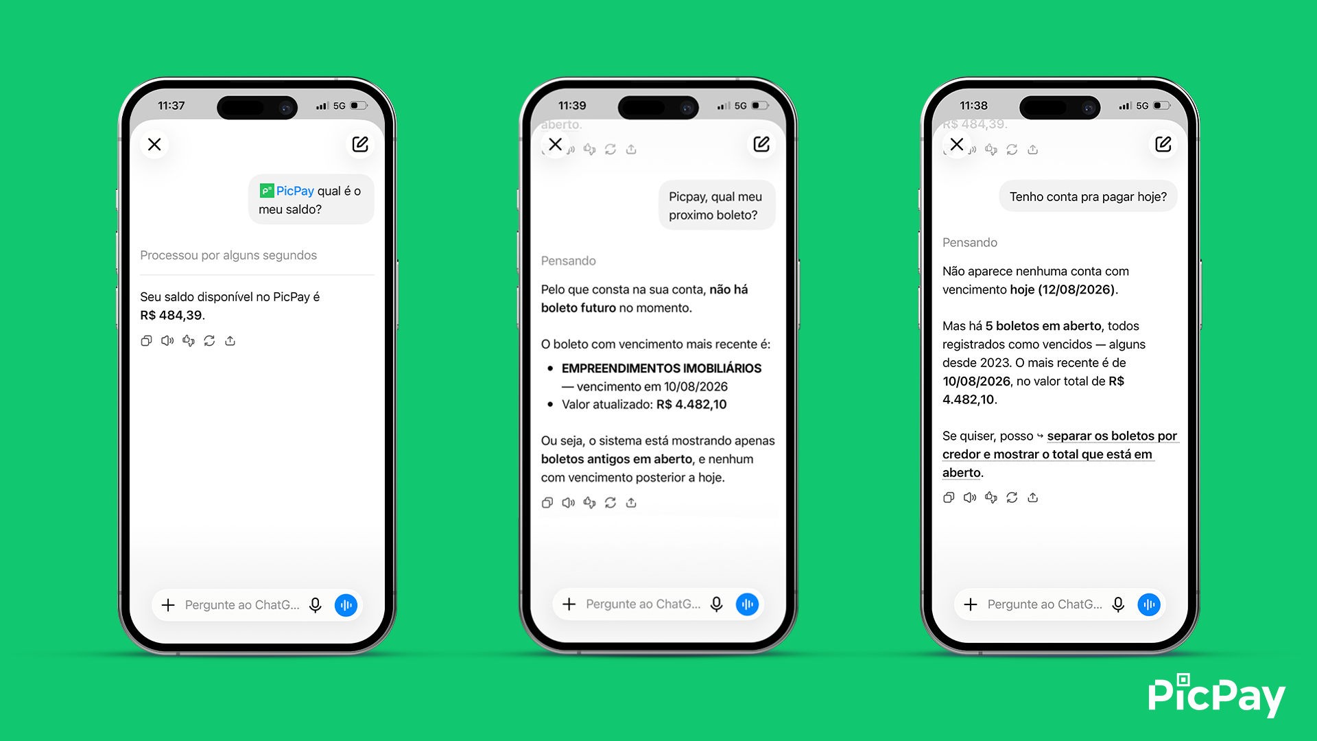 PicPay anuncia conexão com ChatGPT para clientes acessarem finanças a partir da IA
