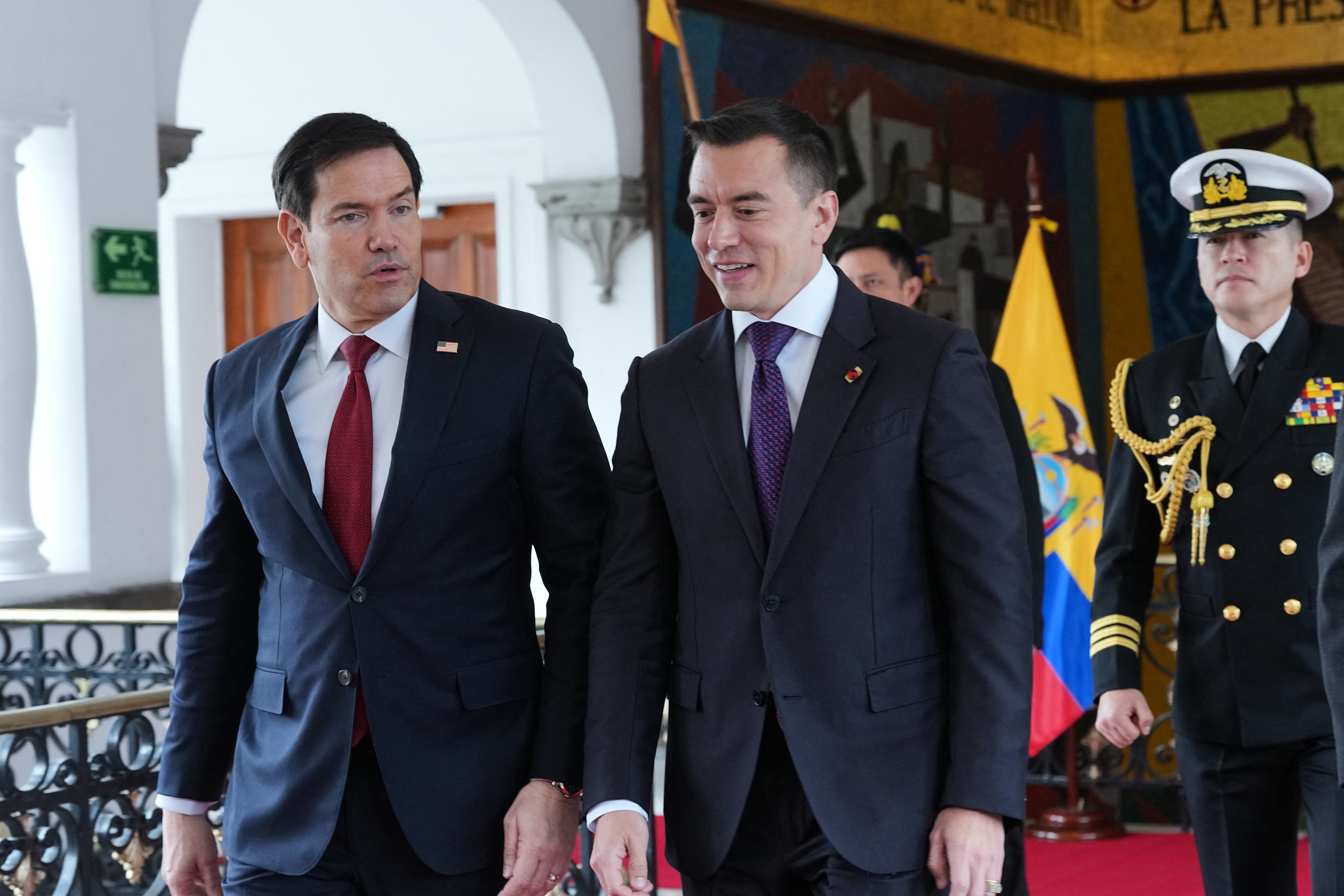 Em turnê sul-americana, Marco Rubio chega ao Equador para visitar mais um aliado