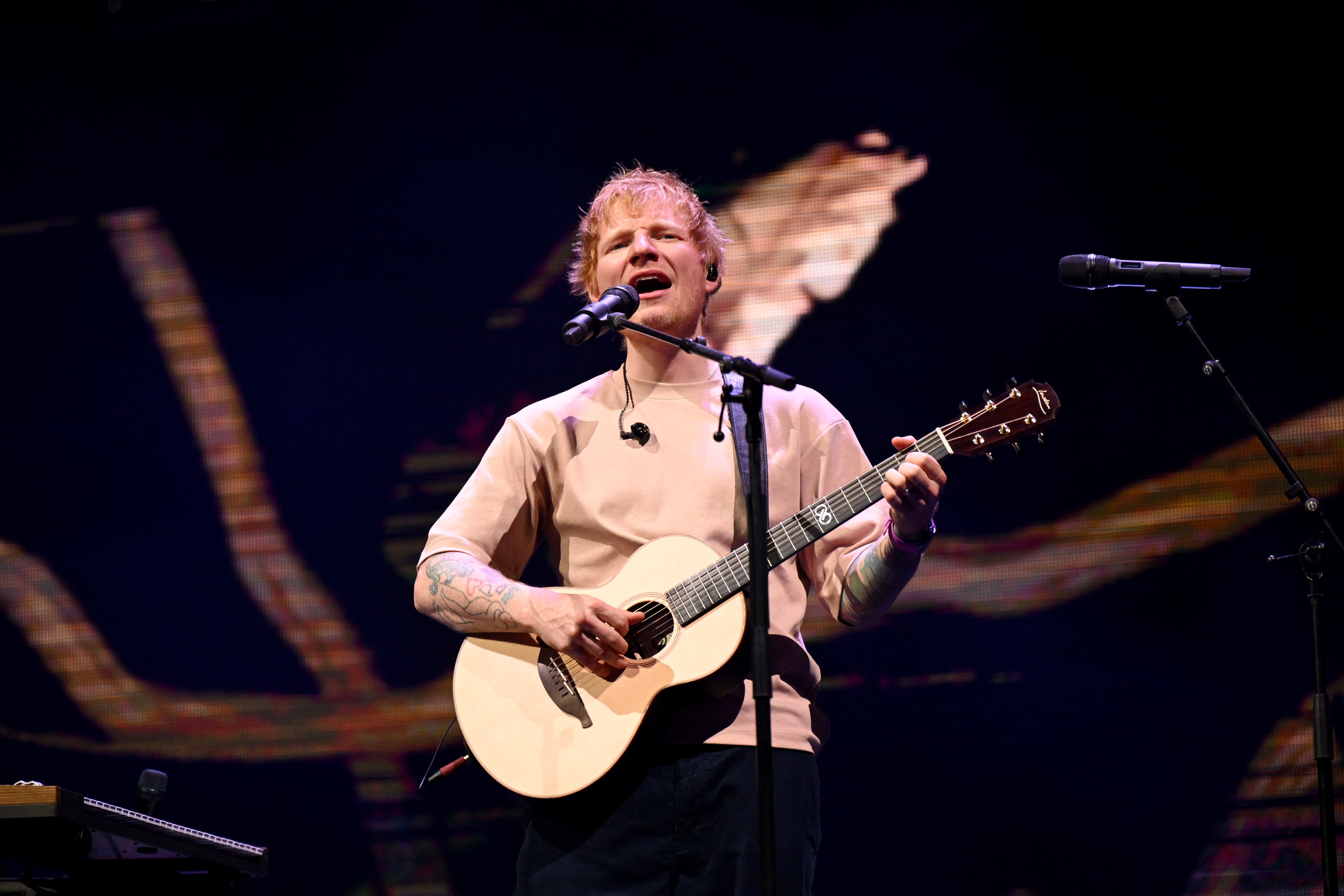 Ed Sheeran fez show beneficente após polêmica com Palestina