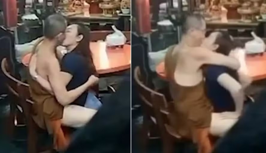 Monge budista é preso após flagra fazendo sexo com seguidora em templo