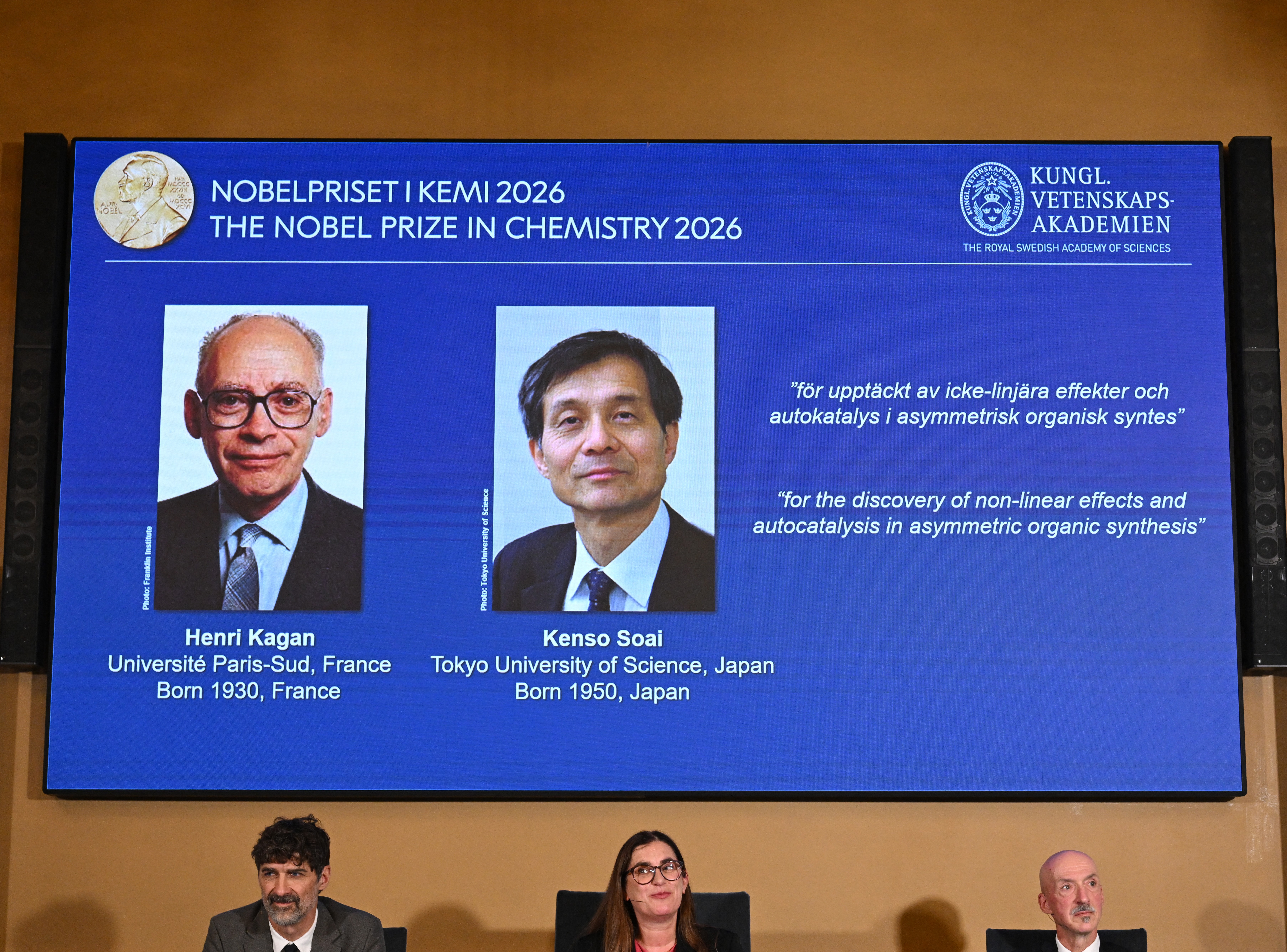 Nobel de Química premia descoberta sobre autocatálise orgânica assimétrica