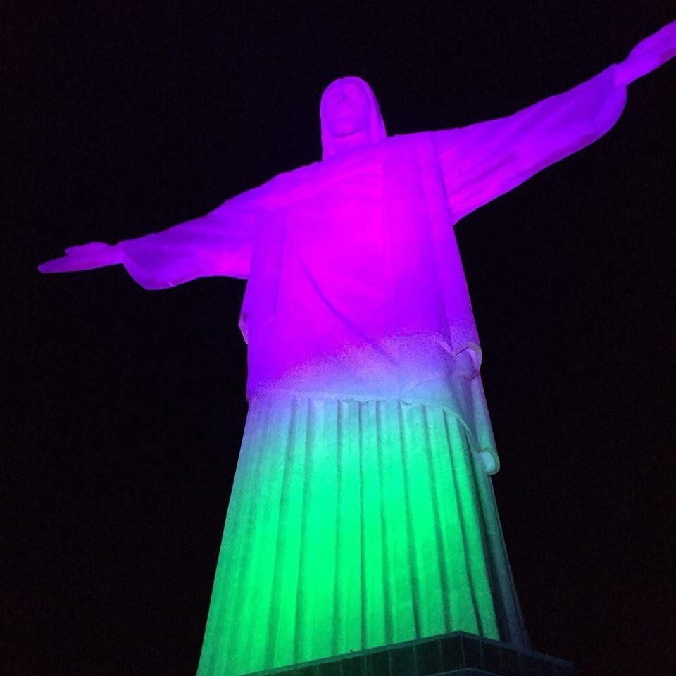 Cristo Redentor será iluminado em homenagem a grupo de apoio a mães que perderam filhos