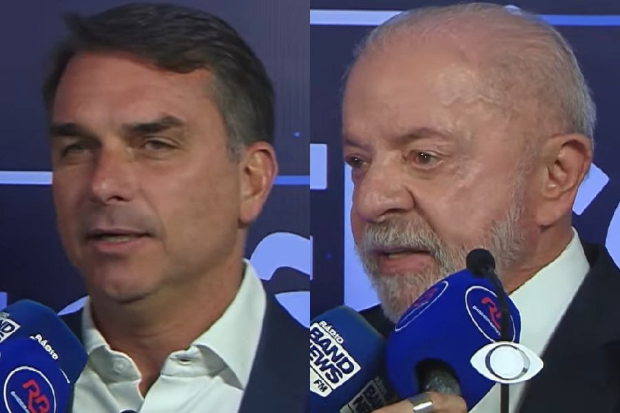 Nova pesquisa Datafolha mostra a distância entre Flávio e Lula nas regiões do Brasil